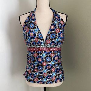 La Blanca Paisley Floral Tankini Top